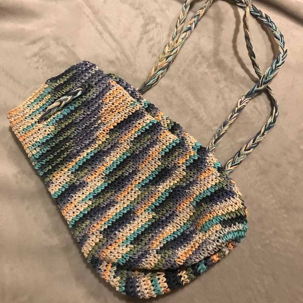 Faded Glory Woven Multicolored Backpack